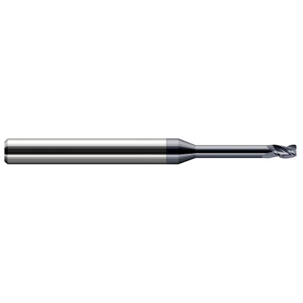 Miniature End Mill - 3 Flute - Corner Radius